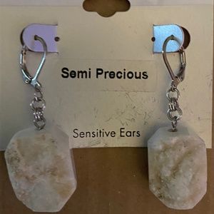 Kohls Semi Precious Stone sensitive ears Earrings
